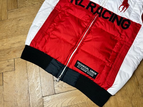 Ralph Lauren 2011 RL Racing Italy Big Pony Puffer Vest Gillet M - Picture 2 of 12
