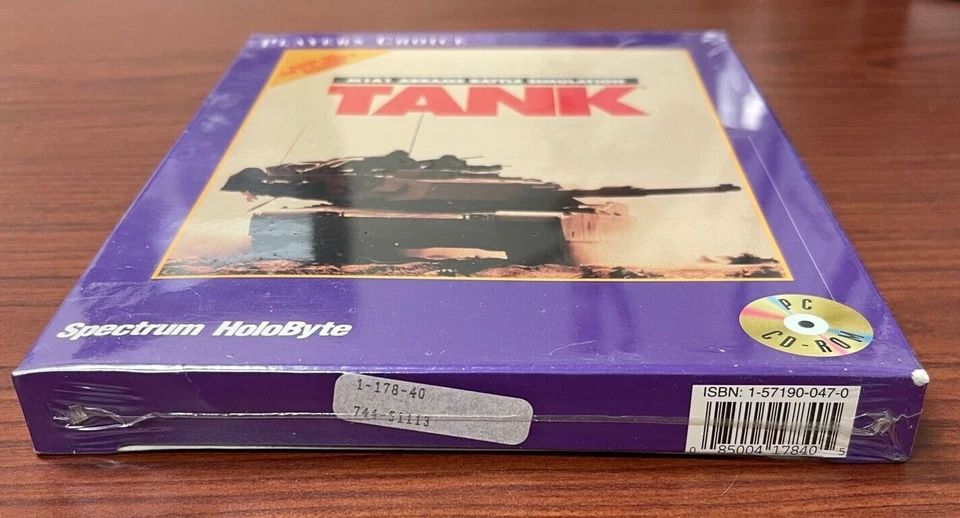Tank Abrams Simulation Big Box Spectrum Holobyte 1989 PC Game Factory Sealed New - Image 3 of 4