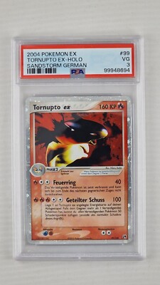 German Tornuptio EX Holo - PSA 3 - 2004 Pokemon - EX Sandstorm
