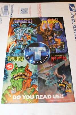 Leonard Nimoy's Primortals #3 Tekno Comix 1995 