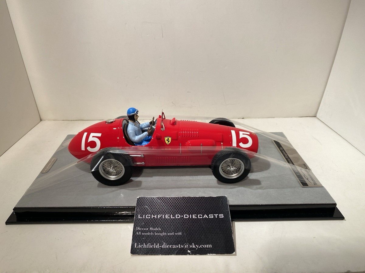 TECNOMODEL MYTHOS 1/18 - FERRARI 500 F2 - WINNER ENGLAND GP 1952 (A. ASCARI) TMD
