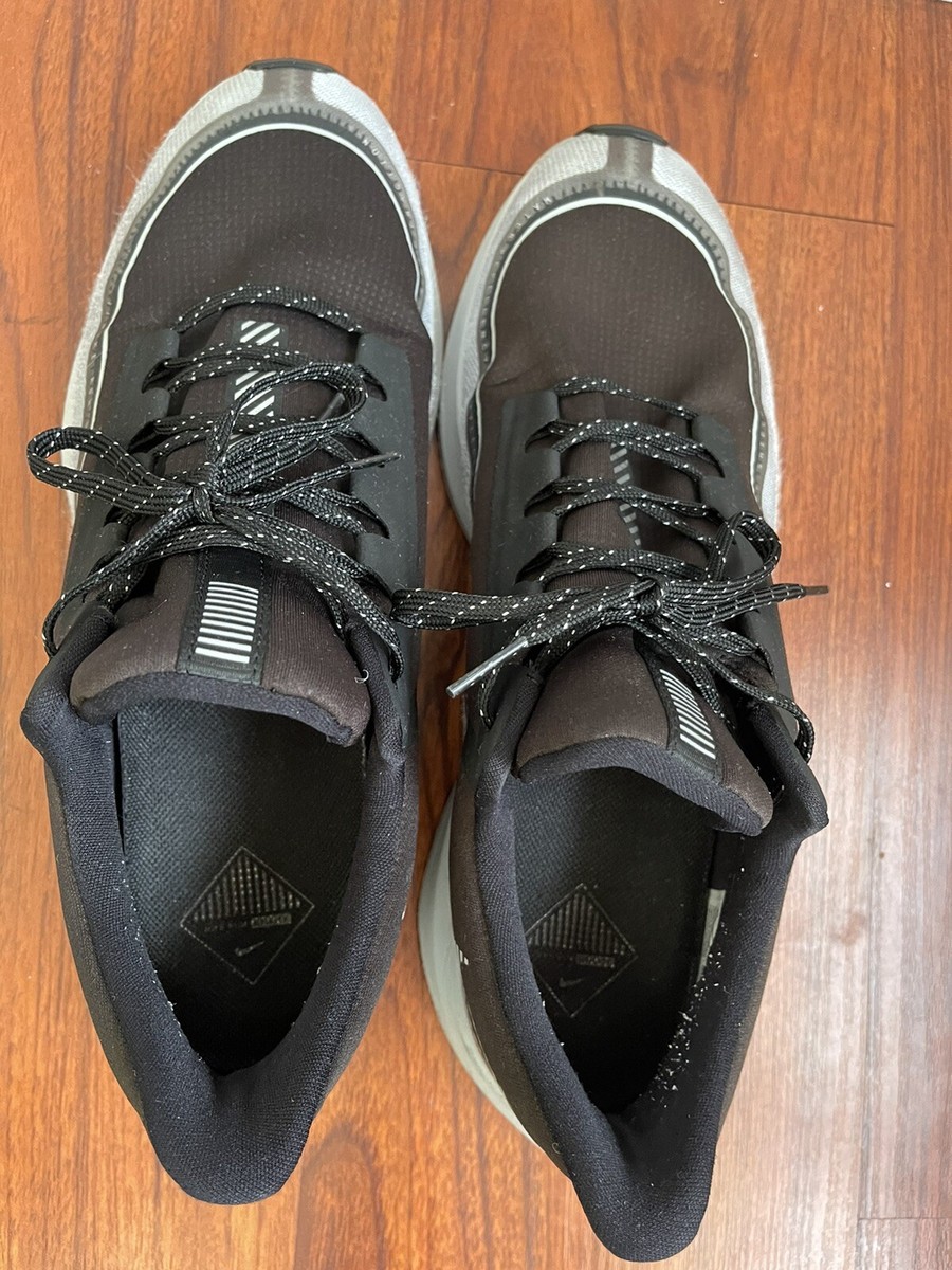 Nike Zoom WinFlo 6 Shield Reflect Silver Running Sneakers Shoes Black Men 11.5 Nike Zoom Winflo 6 Shield Reflect Silver for Sale  main image 2