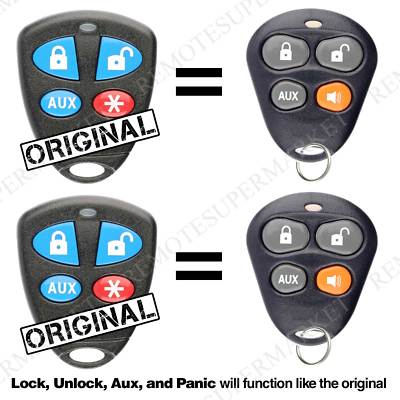 2 Remote For Automate Aftermarket Keyless Entry Car Key Fob Control EZSDEI474V