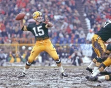 1965 Green Bay Packers BART STARR Glossy 8x10 Photo Mud Bowl Print Football