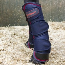Whitaker Rastrick Reflective Travel Boots, | Navy | Pony,Cob,Full | Fleece Lined