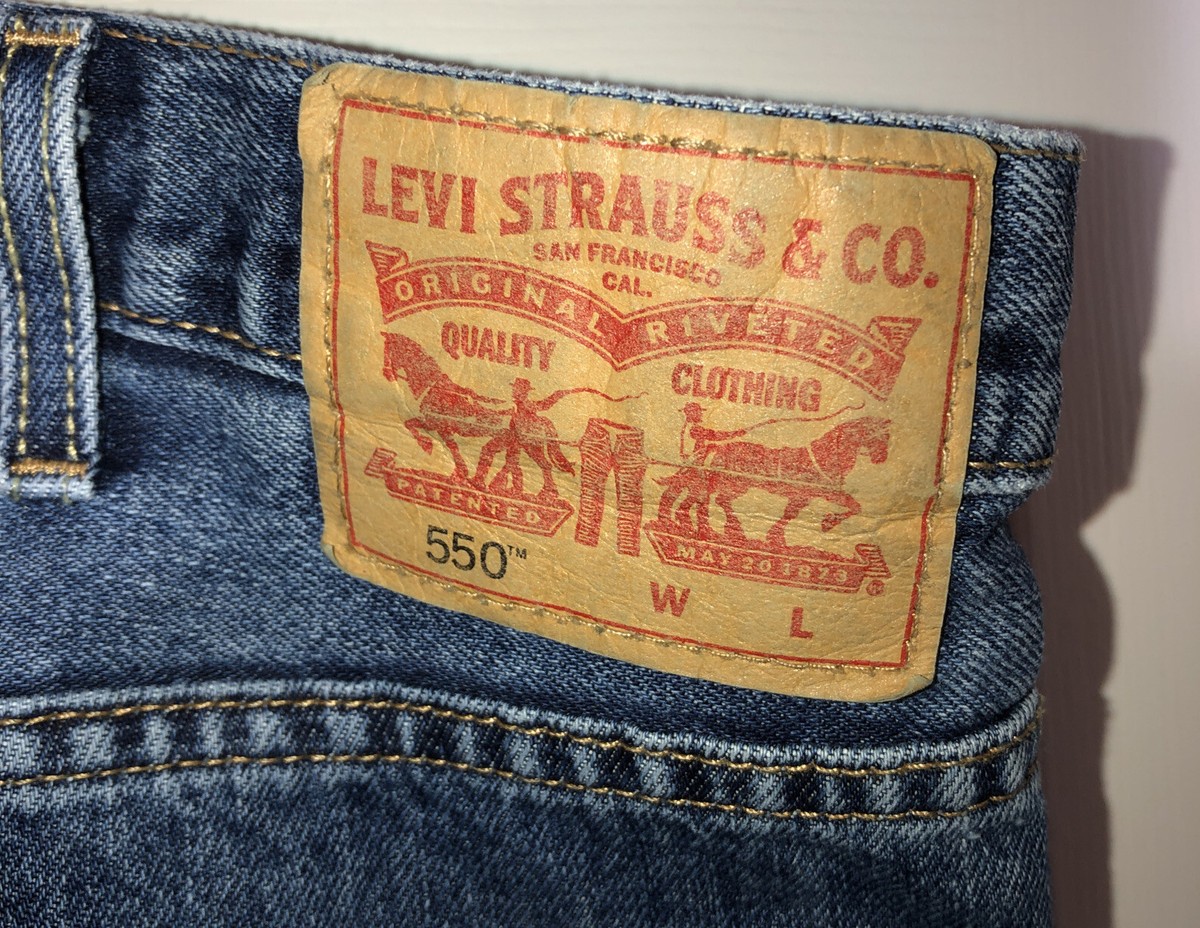 Levis 550 Denim Pants Size 46x30 Waterless Jeans View 5