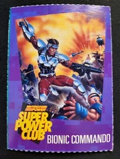 Nintendo Power Super Power Club Magazine Card #17 Bionic Commando