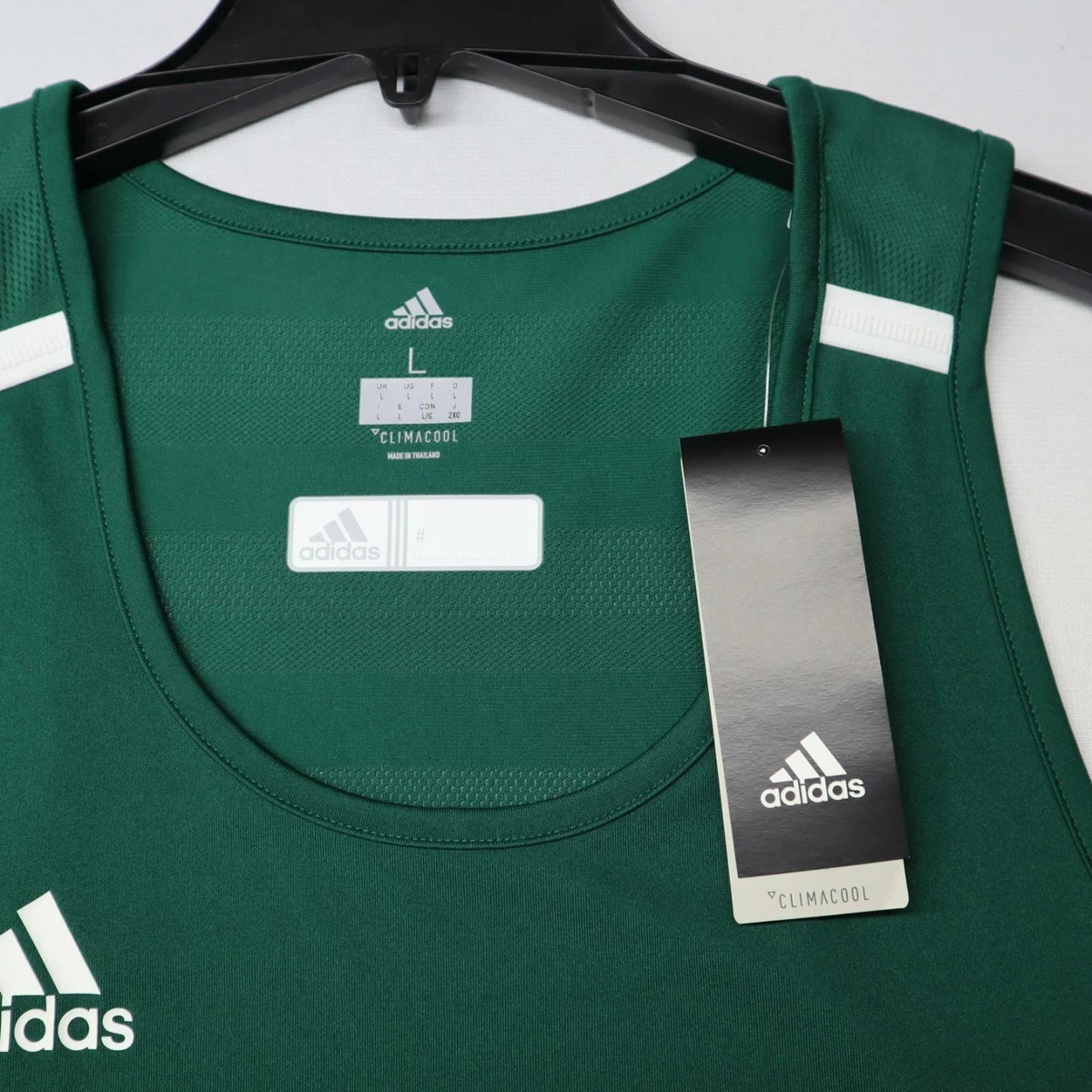 Mens Adidas Climacool Green Sleeveless Tank Top Singlet | eBay