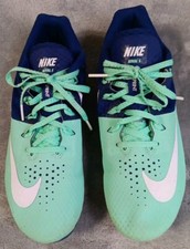 Nike Zoom Rival S Womens 10 Track Shoes Sprint Mint Green Blue 806558-401 READ