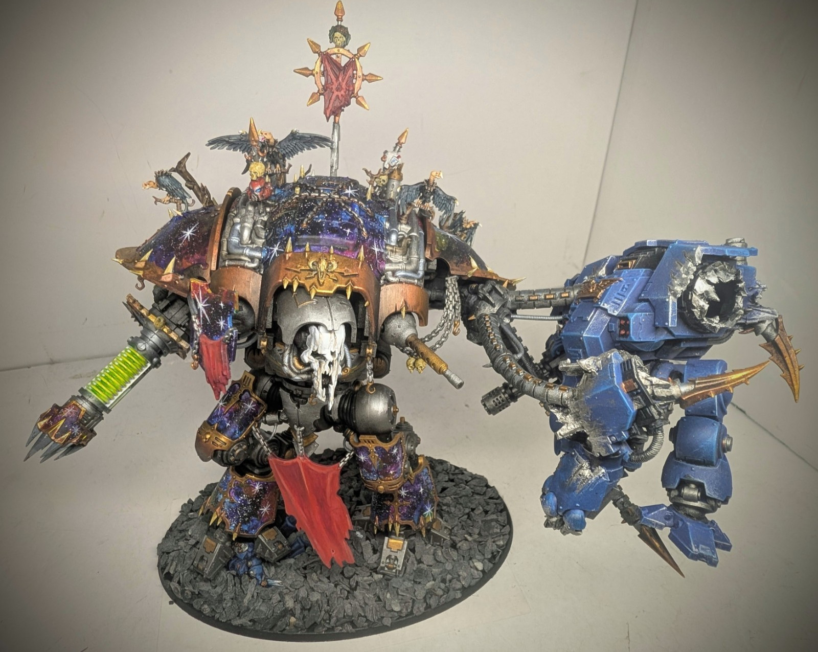 Warhammer Black Coach Bit Carapace Per Warhammer 40K - Cavaliere Del Caos Ruinatore Dissacratore, Imperial Knights Warhammer 40k Starter Kit - Foto 5