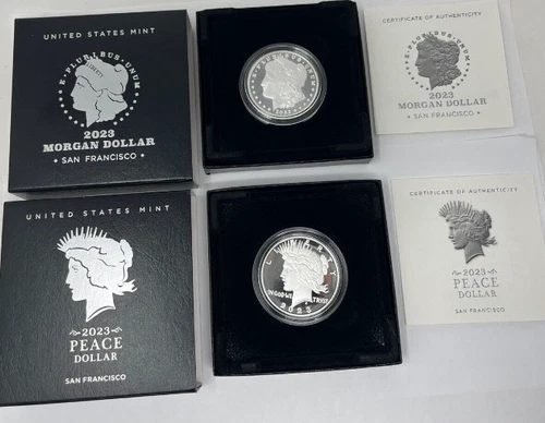 2023 San Francisco Morgan & Peace Dollar Bundle #0043