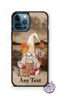Gnome Celebrating Fall Autumn Season Phone Case For iPhone 12 Samsung A11 Google