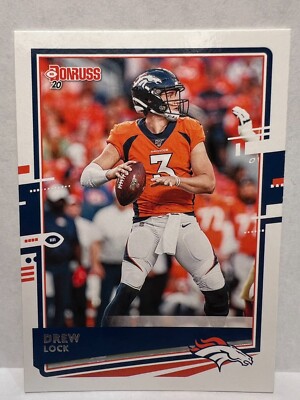 2020 Donruss Drew Lock #87 Denver Broncos - Near Mint