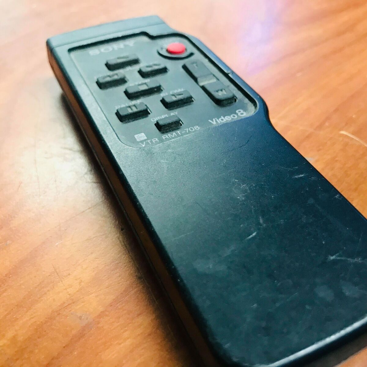 ソニー　RMT-708 Sony RMT-708 VTR Video 8 Camcorder Remote CCDTRV87, CCDTRV72