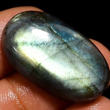Natural Labradorite Oval Shape Cabochon Loose Gemstone 29.5 Ct 26X15X8mm EE37695