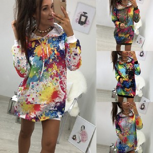 tie dye jumper dress