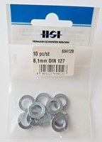 10 Federringe, 8,1 Mm, Sperrringe, Federscheiben, Ausgleichringe 694120/2669 W1