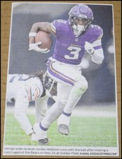 2024 Jordan Addison Newspaper Clipping Photo 4