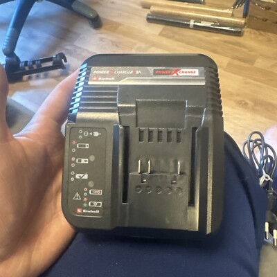 Einhell Schnell-Ladegerät, Ladestation Power X-Charger, X-Change 18V 18V   Schwa