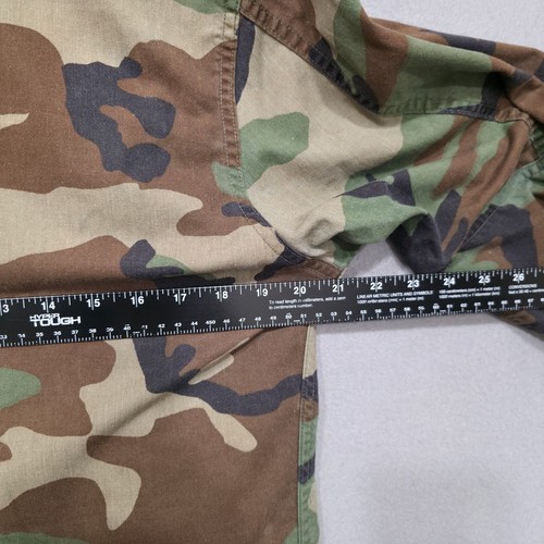 Men's Woodland Camouflage Army Coat Size Small Regular - Picture 7 of 8
