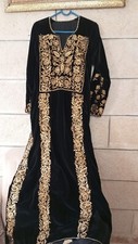 Vintage Handmade Palestinian Embroidery Dress Wedding Palestine Dress Thoub