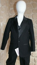 YIZYIF Costume Homme 3 Pièces Tenue Veste + Gilet + Pantalon Business