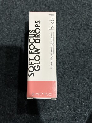 Rodial SOFT FOCUS GLOW DROPS Illuminating Ultimate Glow Primer 1 oz - NEW in Box