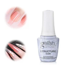 Harmony Gelish UV Structure Gel "CLEAR" in the bottle 0.5oz LED Brush On