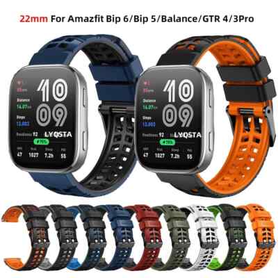 Watch Band For Amazfit Bip 6 5 Cheetah Pace Stratos 3 Balance GTR 4 3 2 2E Strap