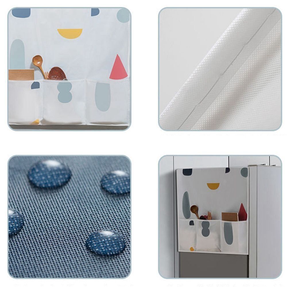 Thick Dust Covers Printed Refrigerator Top Cover Freezer Top Organizer