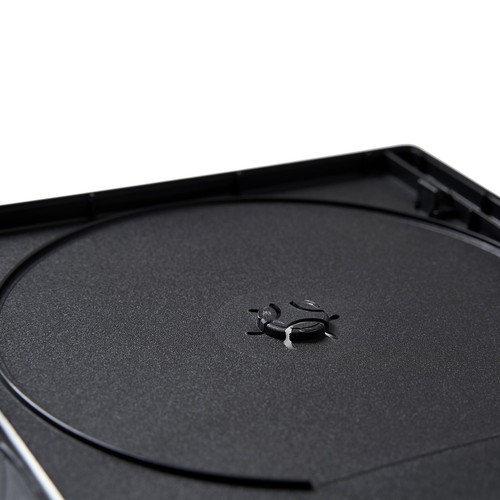 50 Standard 14mm 2 Tray Hold 6 Six CD DVD Blu-ray Discs Black Case Movie Box - Picture 8 of 8