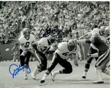 ARCHIE MANNING and TONY GALBREATH signed 8x10 NFL NEW ORLEANS SAINTS photo