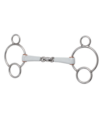 Waldhausen beris 3-Ring Gebiss, doppelt gebrochen