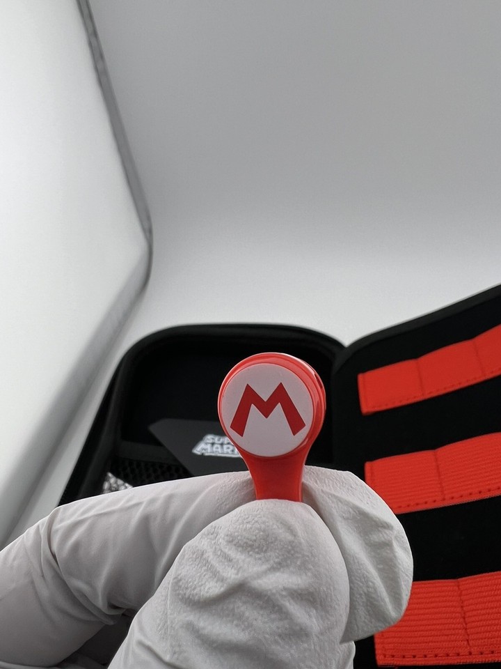 Red Super Mario Nintendo Switch Carrying Case Travel Bag W/ Ear Buds ...