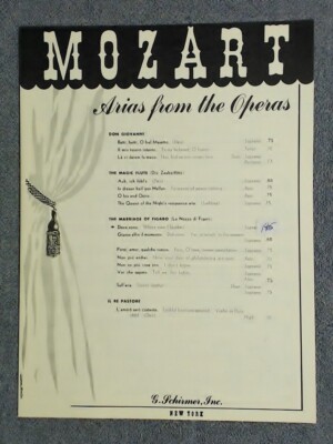 Dove sono (Where Now) Marriage of Figaro in Soprano Mozart 1939