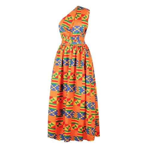 Afrikanische Dashiki Damen-Maxikleider - Bild 7 von 15