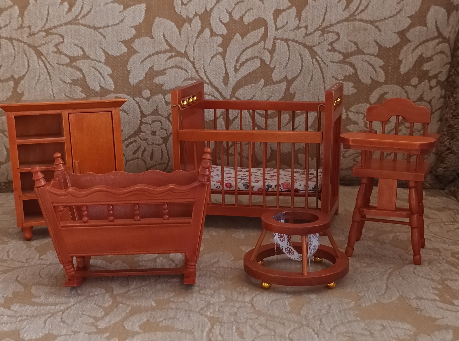 Dolls House Job Lot 5 Peice Nursery Set 112 eBay