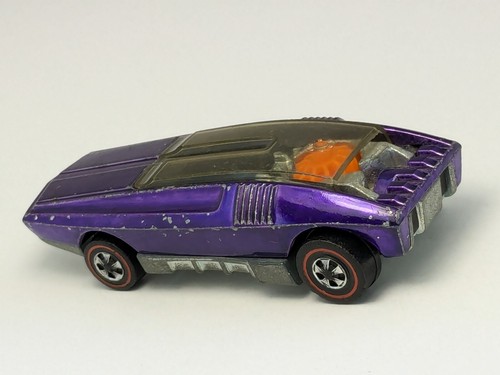 Vintage 1969 Hot Wheels Redline Mattel RL Purple Whip Creamer Tough Rolls Fast - Picture 4 of 11
