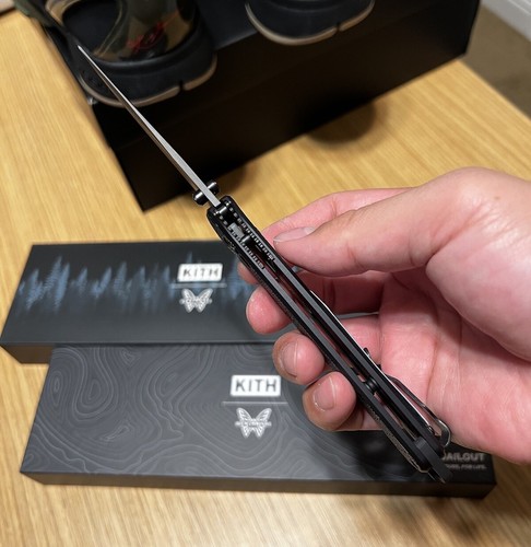 KITH FOR BENCHMADE 537 BAILOUT - MATTE BLACK 2024 Columbia Rare Grail - Picture 13 of 16