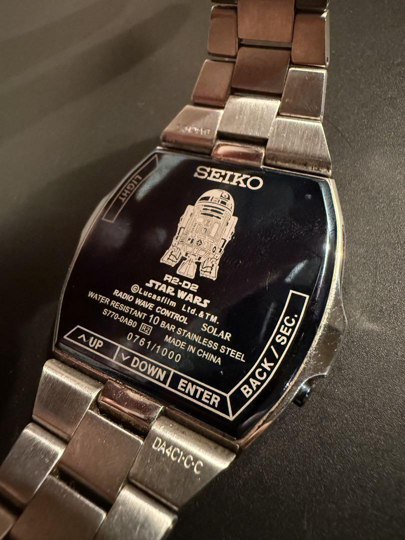 セイコー SEIKO ブライツ スターウォーズコラボレーションモデル R2-D2 SEIKO×STARWARS BRIGHTZ Star Wars collaboration model R2-D2 S770