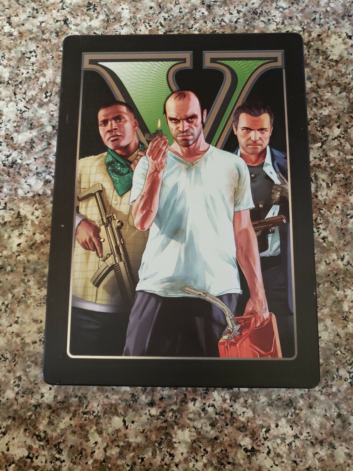 Grand Theft Auto GTA 5 V Five Microsoft Xbox 360 Steelbook Game