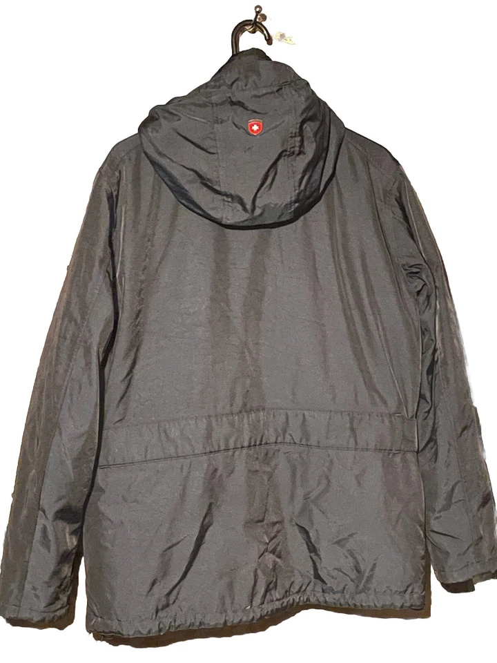 Chaqueta para hombre WELLENSTEYN FEUERLAND talla M negra con capucha cremallera completa aislante s13105 Foto 3 de 4