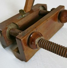 RABOT BOUVET, très beau rabot ancien, Peugeot Frères, ébéniste, acajou, marine