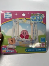 Ensky Kirby Moving Acrylic Scarfy Swing Diorama Set Display Japan Nintendo Rare