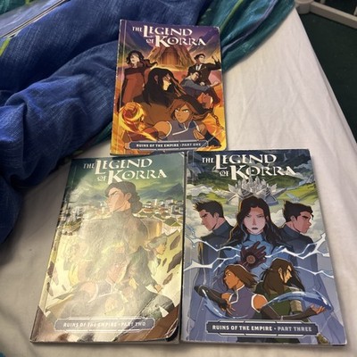 The Legend Of Korra - Ruins Of The Empire - Part One, Two And Three Comics