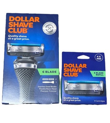 Dollar Shave Club 6 Blade Razor 8 Refills