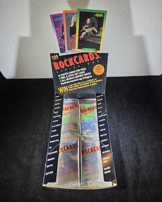 90’s ROCKCARDS SERIES ONE 未開封2箱セット Vintage 1991 RockCards Series One Trading Cards - Open Box of 28