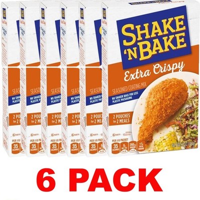 SHAKE 'N BAKE Extra Crispy Seasoned Coating Mix - 5 oz Box   6 PACK