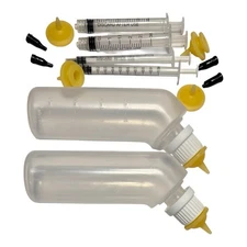 14 Pc Nursing Bottle Kit for Puppies, Kittens, Guinea Pigs, Rabbits, Etc. New