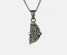 Medieval English Silver Halfpenny Pendant – Voided Long Cross
